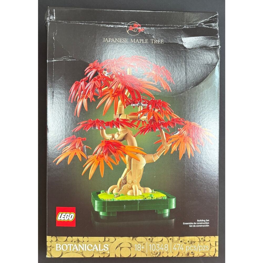 LEGO Botanicals Japanese Maple Tree Building Set 10348 FACTORY SEALED J